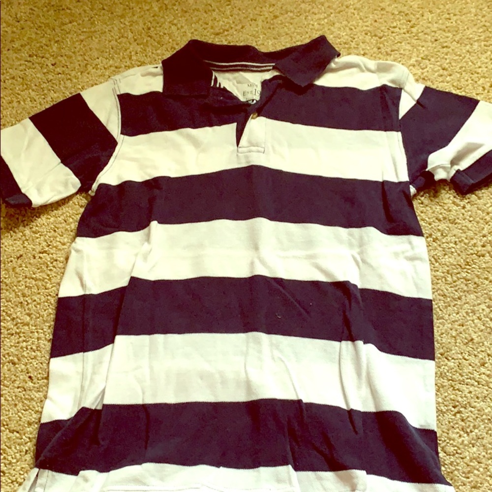 Polo stripe top